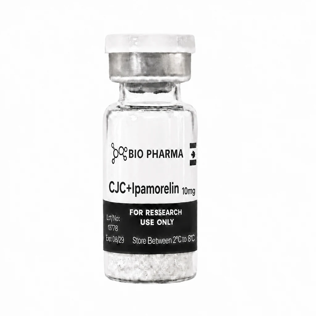 CJC + Ipamorelin (5+5mg) + Diluente | Aumento de Massa Muscular